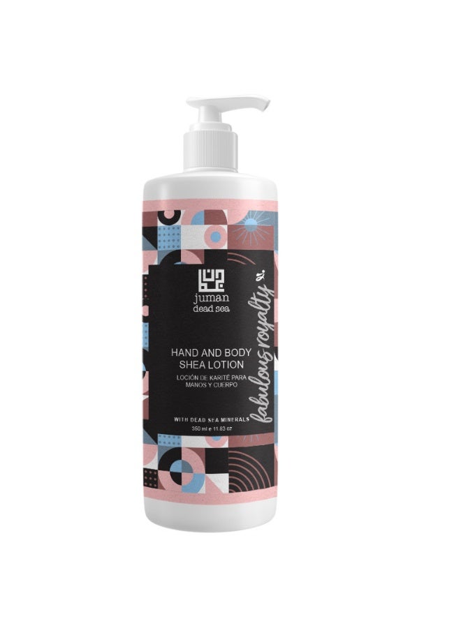 Royal Fragrance - Body and Hand Lotion with Shea Butter and Dead Sea Salts